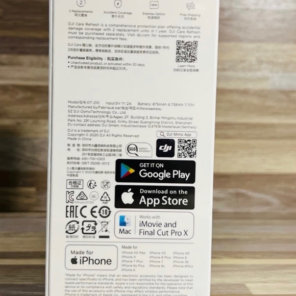 DJI Pocket 2 - Handheld 3-Axis Gimbal Stabilizer with 4K Camera - Picture 6 of 7